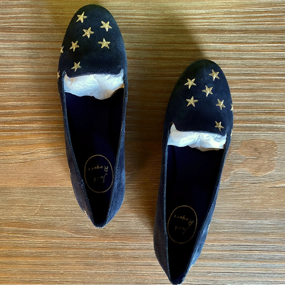 NWB Jack Rogers Starstruck Suede Moccasins Size 7